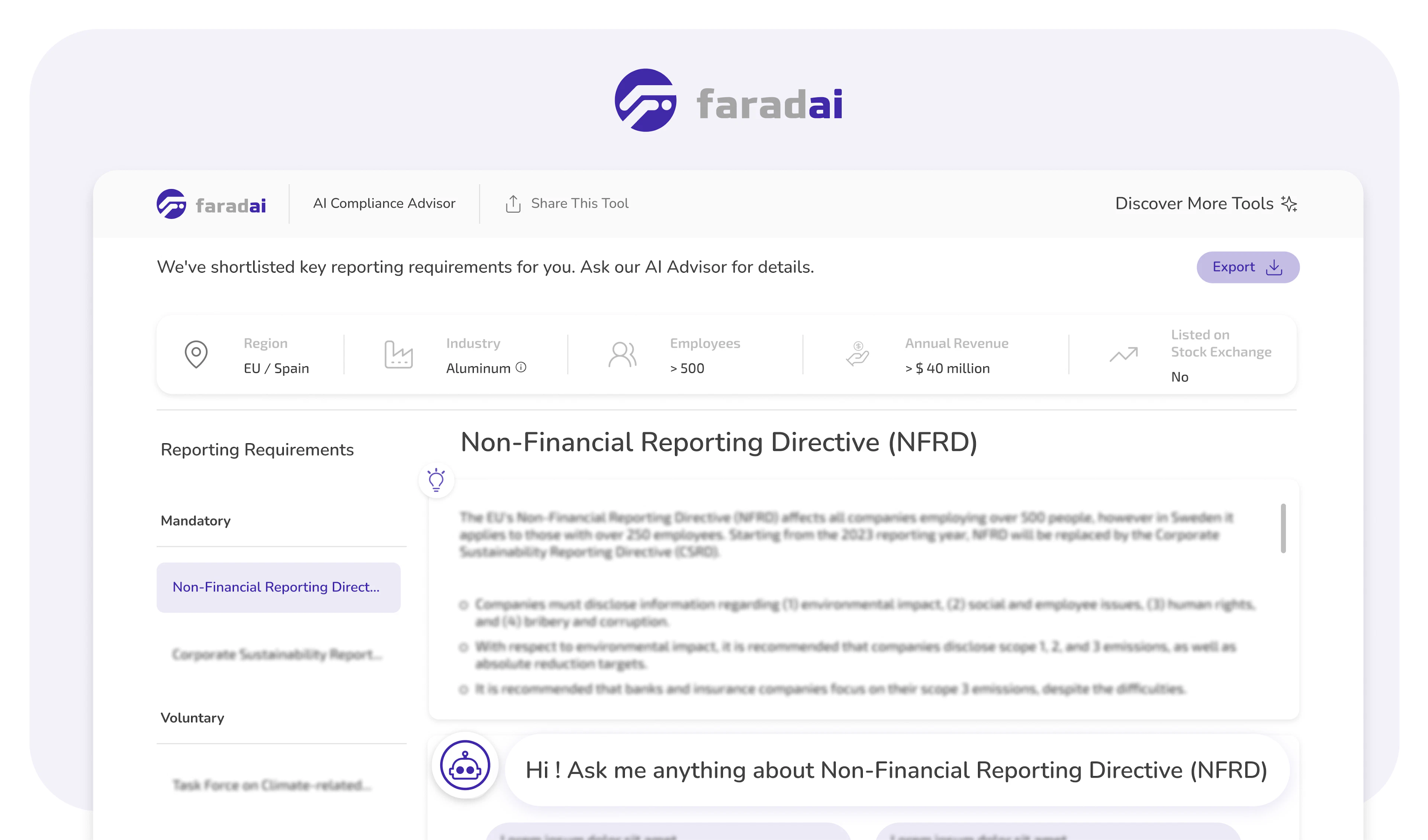 screenshot of Faradai Sustain